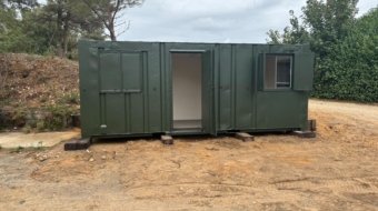 20ft portable office cabin in Dorset at Broadstone Golf Club